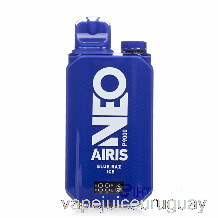 Airis Neo P9000 Vaporizador De Hielo Razz Azul Desechable Recargable